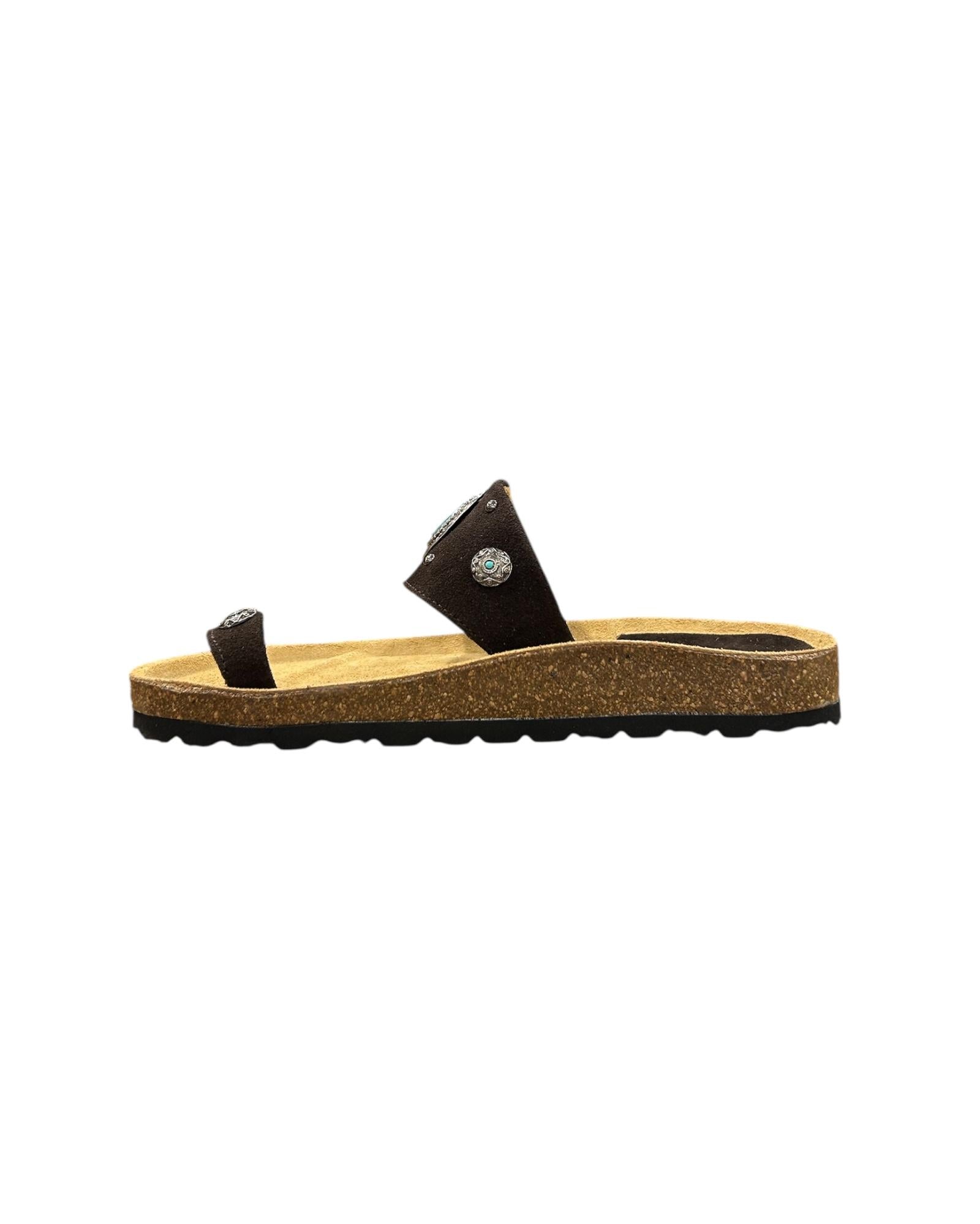 Sandalo Brahma Suede Testa di moro BRAHMA SUEDE TESTA DI MORO TAJI 
