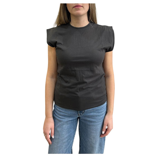 T-shirt con ricamo posteriore Black TRUE JSOC10 IMPURE 