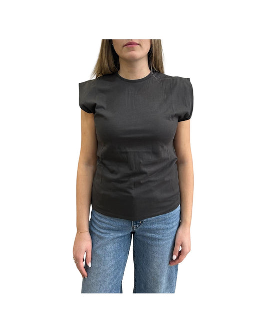 T-shirt con ricamo posteriore Black TRUE JSOC10 IMPURE 