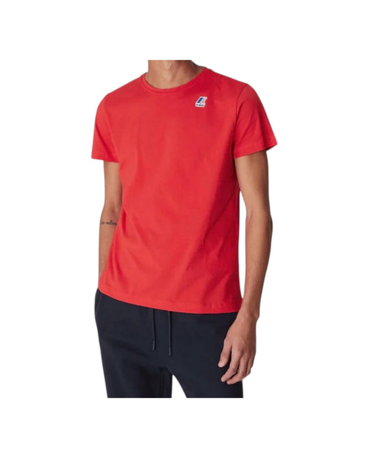 T-shirt Le Vrai Edouard, red jasper. K007JE0 703 K-WAY 