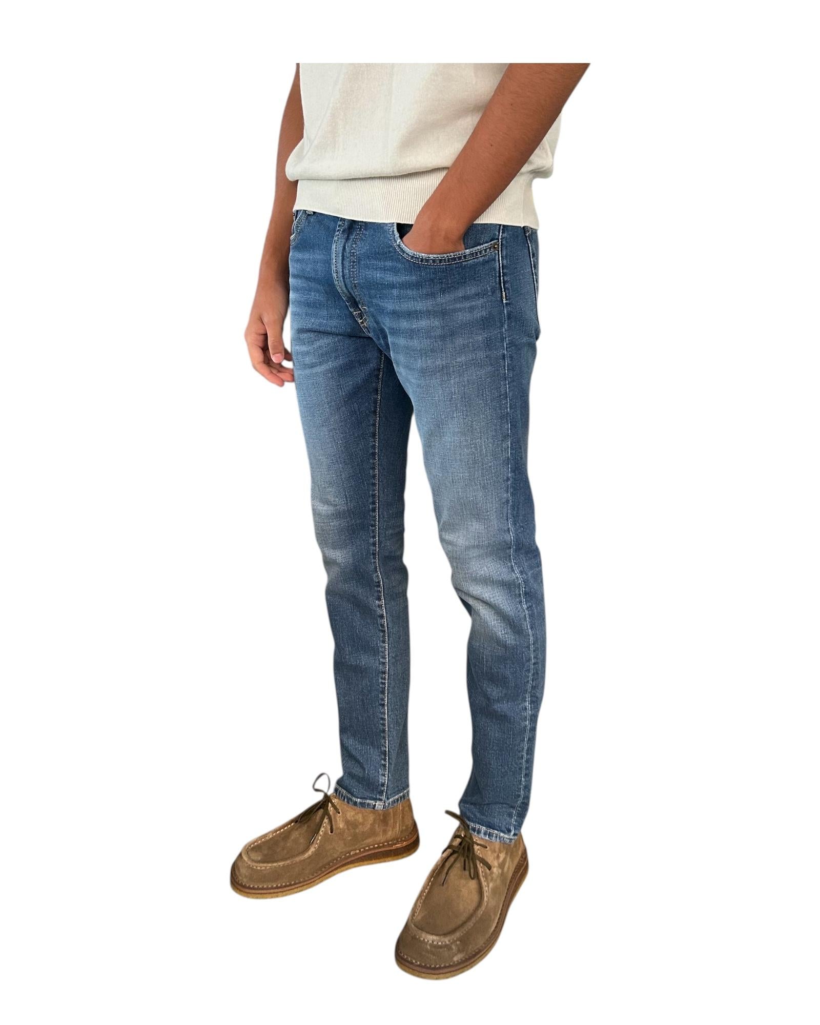 Jeans slim Bleach 048 MOD 5 SLIM BLEACH MODFITTERS 