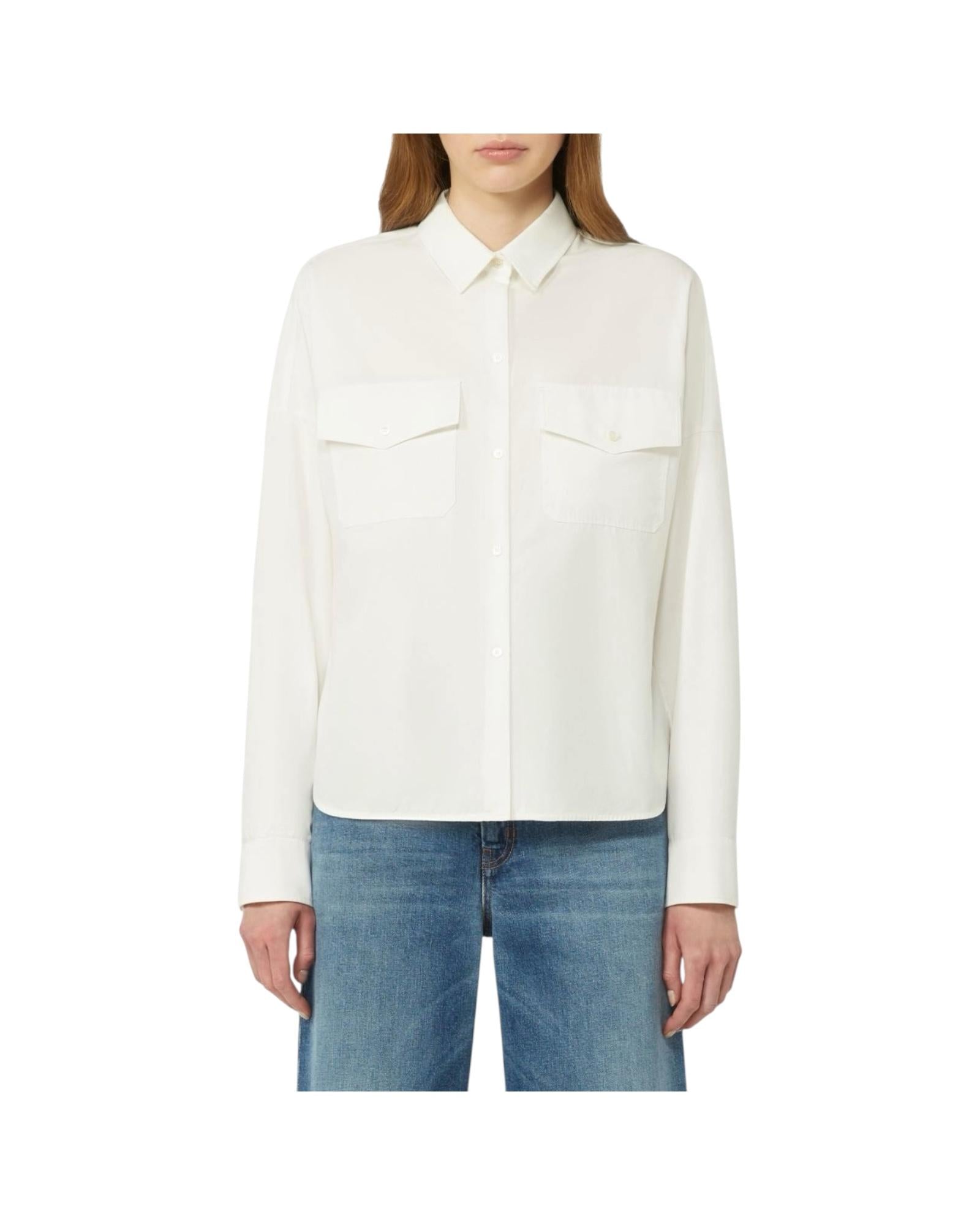 Camicia in oxford di cotone Bianco PESI 001 MAX MARA WEEKEND 