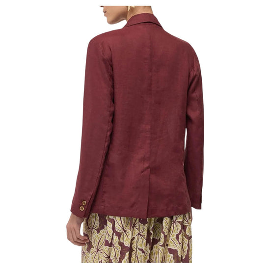 Blazer in lino Merlot MSM DG6211 MERLOT OTTOD'AME 