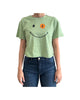 T-shirt crop Gilma verde