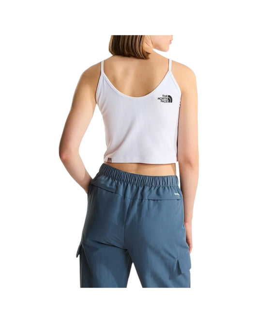 Canotta corta in vita White SLIM THANK WHITE THE NORTH FACE 