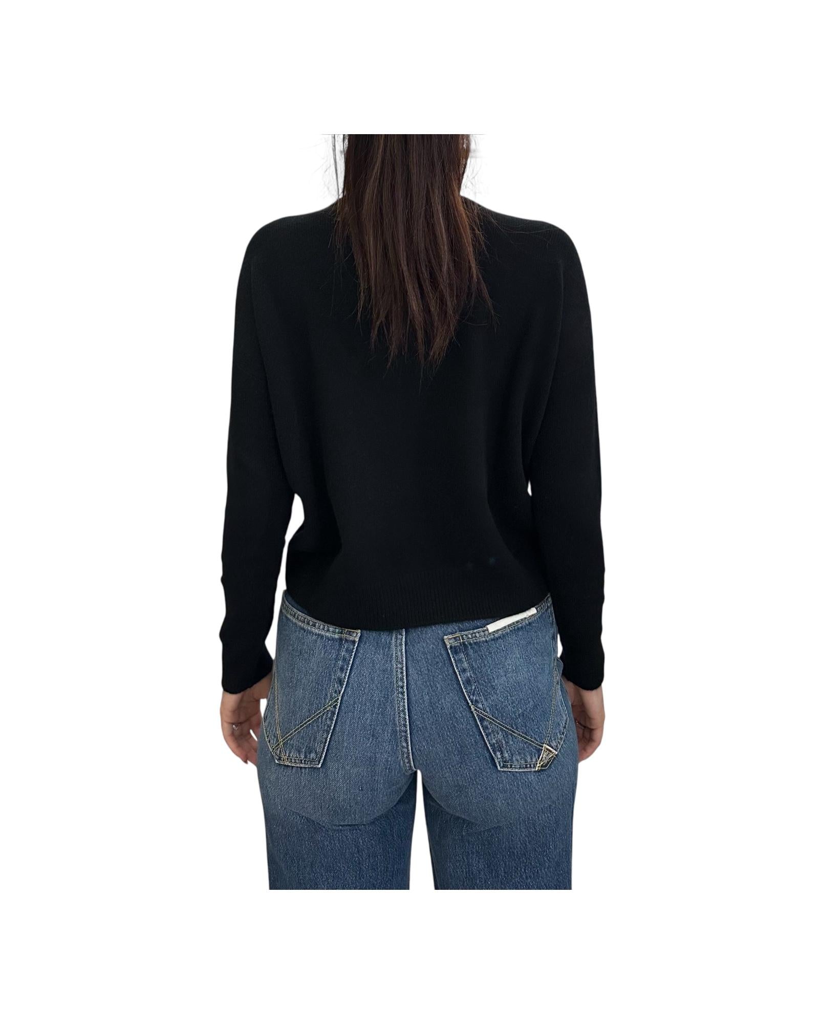 Maglione collo alto in cashmere Nero 85882 121 RETOIS 
