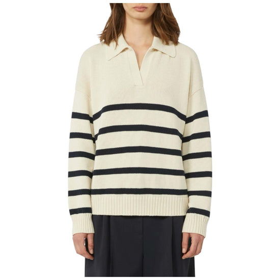 Polo in filato di cotone Blu PANFILO 011 MAX MARA WEEKEND 