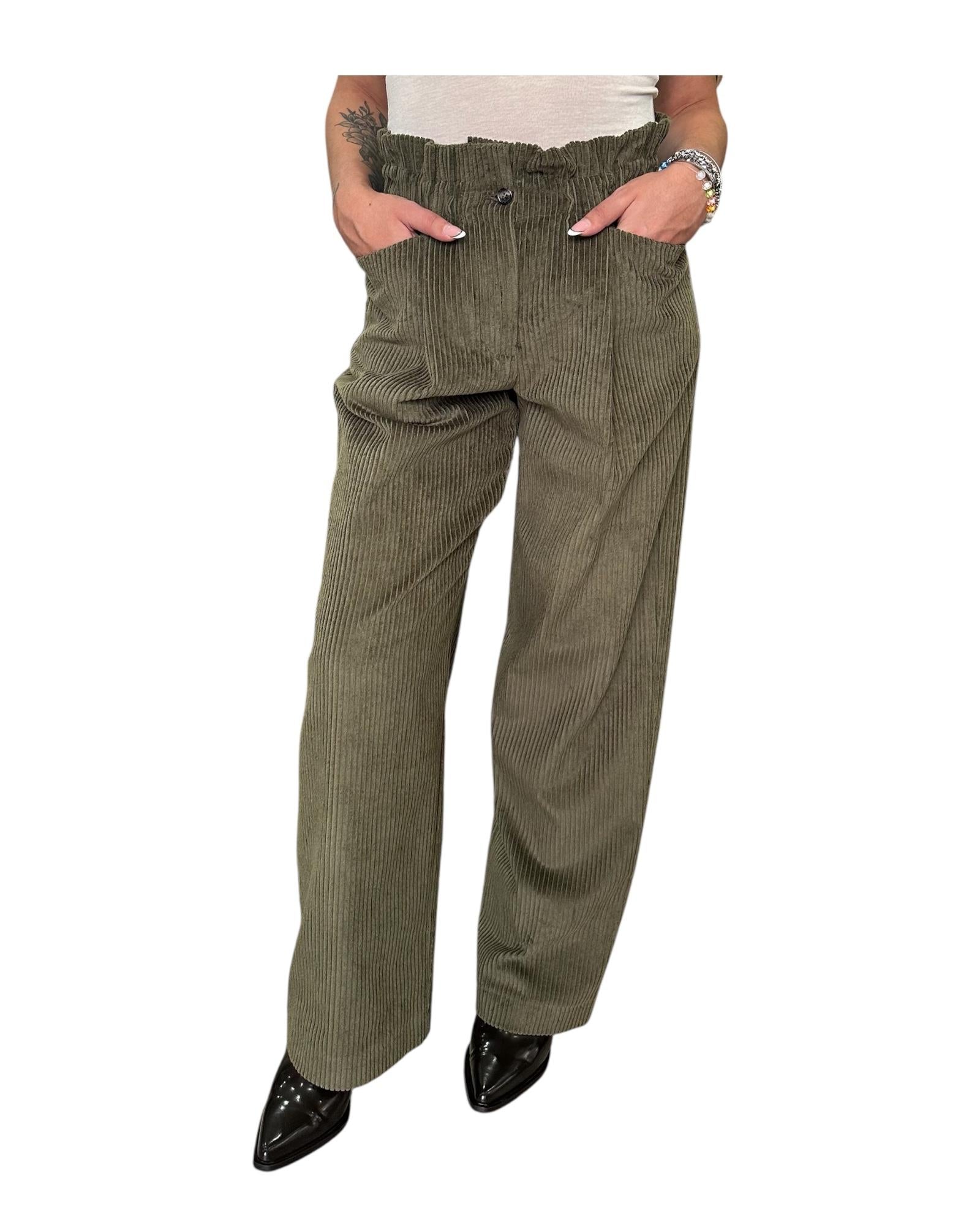 Pantalone in velluto a costa larga Selva NEV DP9902 SELVA OTTOD'AME 
