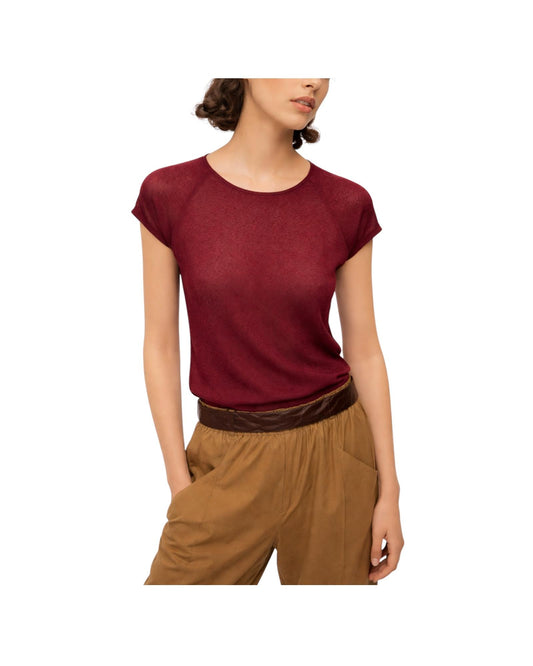 Maglia in viscosa Merlot FSS DM8162 MERLOT OTTOD'AME 