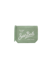 Pochette Aline in lino Sage