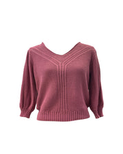 Wisteria V-neck sweater