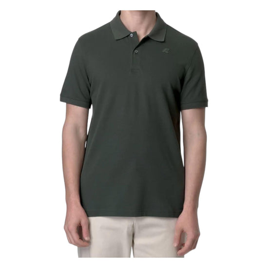 Amedee Pique tinta unita green blackish K5127BW WMR K-WAY 