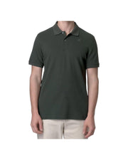 Amedee Pique solid color green blackish