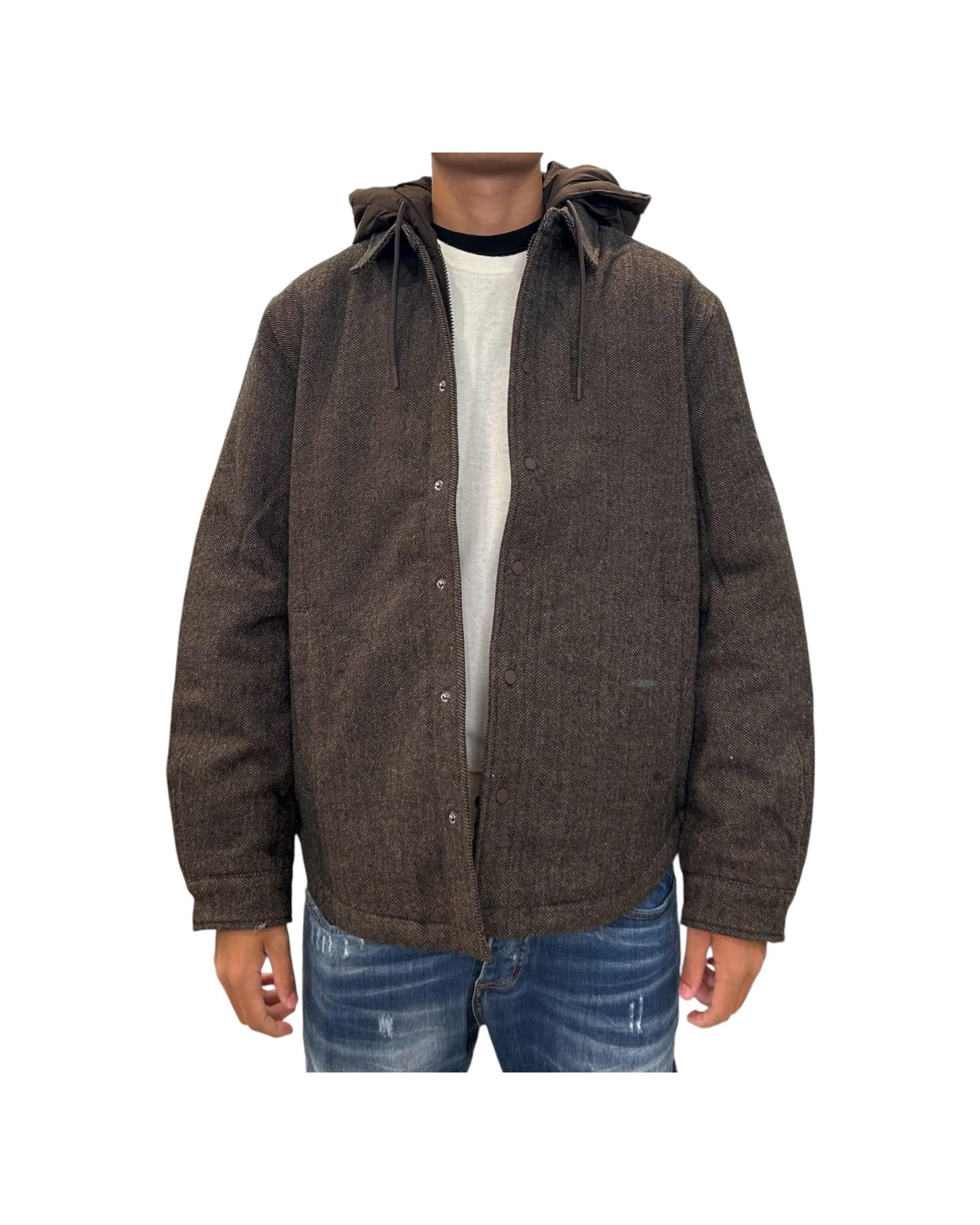 Giacca imbottita Earth brown AU26W07JK FLA962 EARTH BROWN Alley docks 