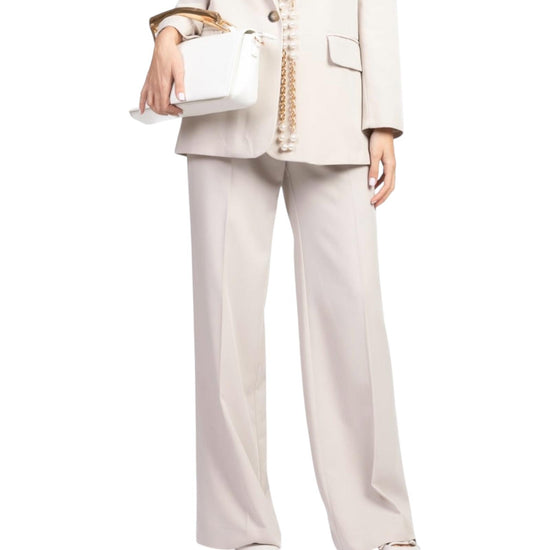 Pantalone a palazzo Beige PCB N017 021 haveone 