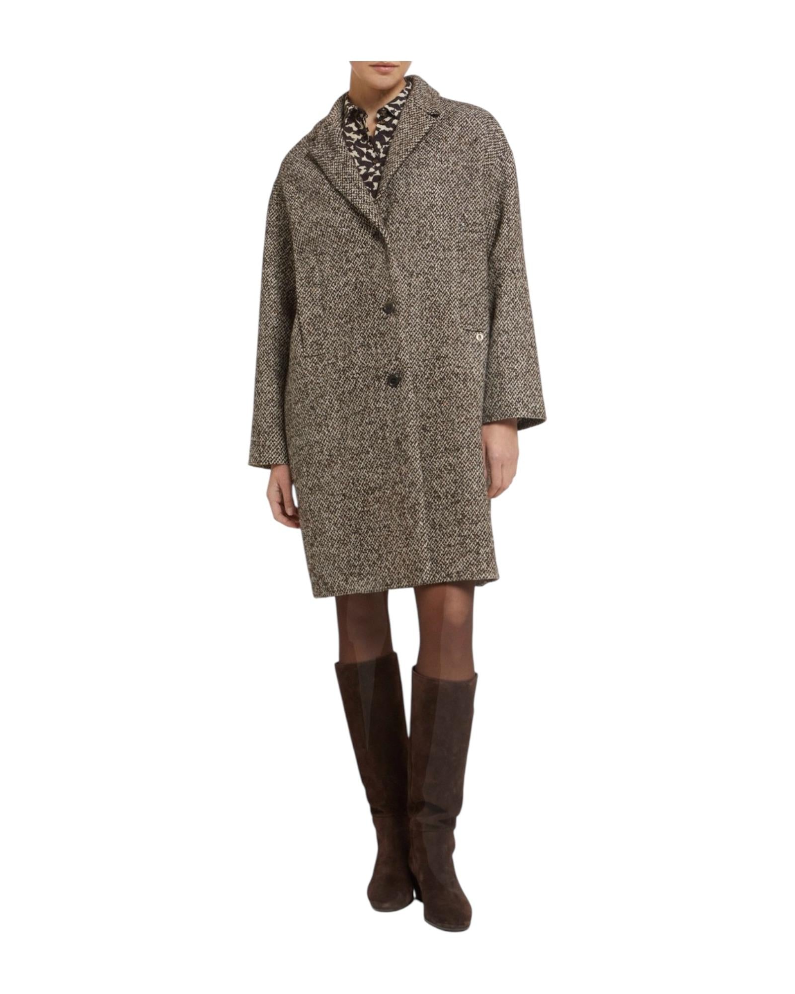 Cappotto midi Melange PCS DJ0063 UNICA OTTOD'AME 