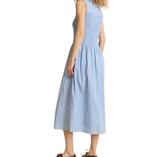 Vestito Midi Capucine Blu 2181 CAPUCINE BLU GARANCE PARIS 