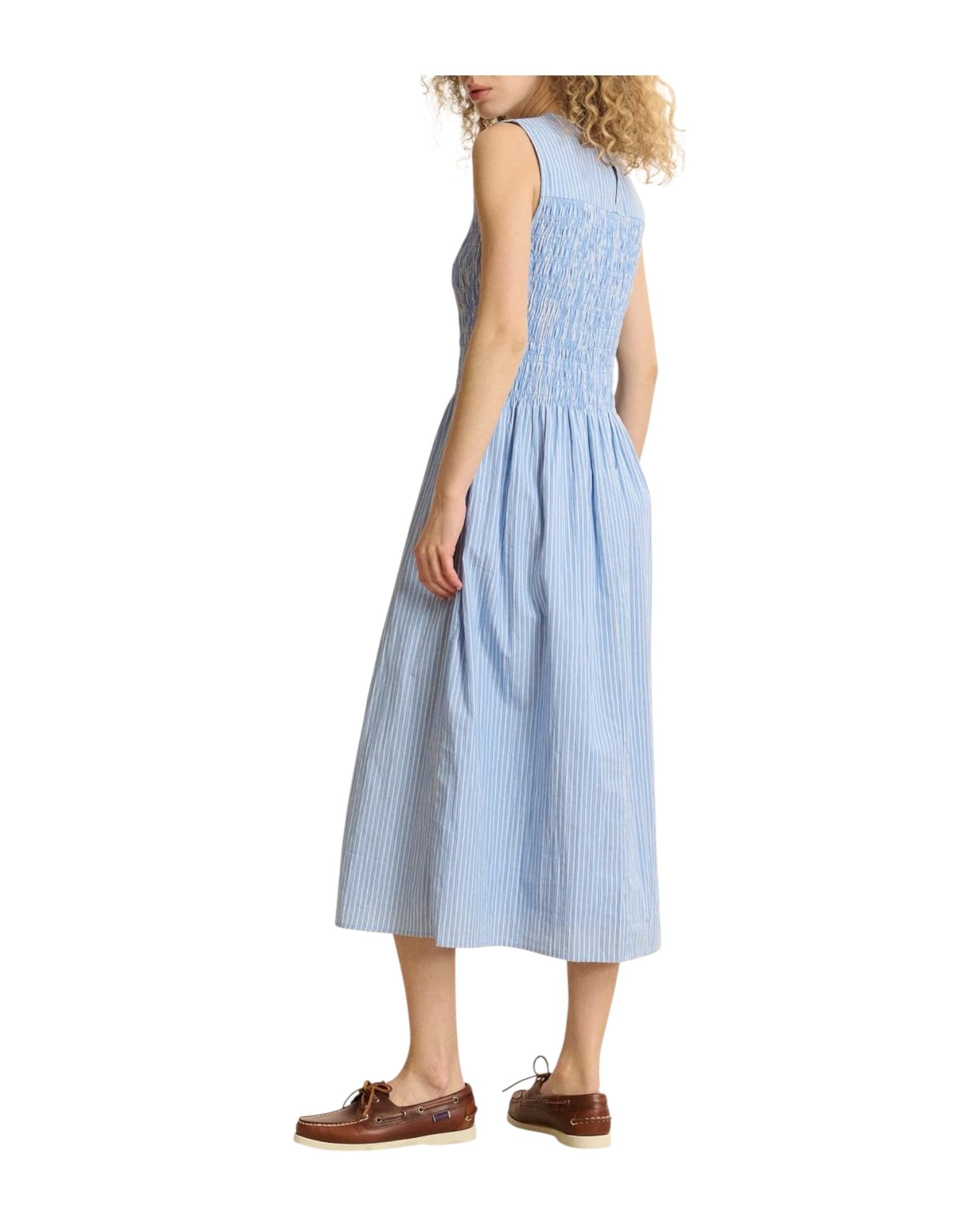 Vestito Midi Capucine Blu 2181 CAPUCINE BLU GARANCE PARIS 