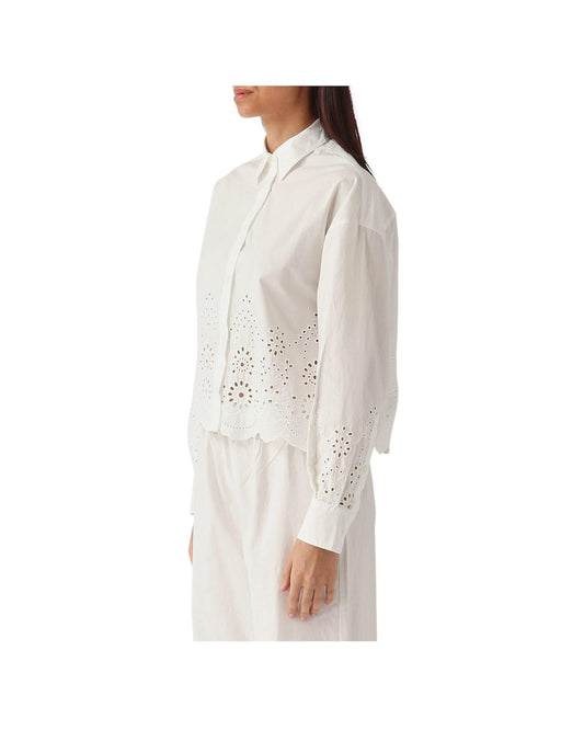 Camicia San Gallo in cotone Bianco ONE0001 01315L MC2 SAINT BARTH 