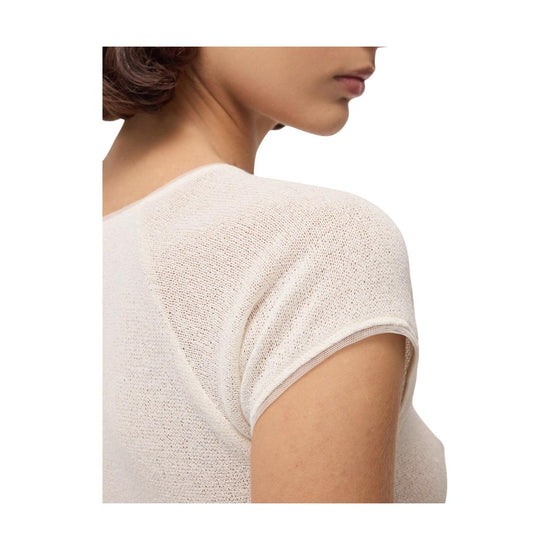Maglia in viscosa Latte FSS DM8162 LATTE OTTOD'AME 
