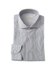 Classic Men's Shirt Striped White Blue