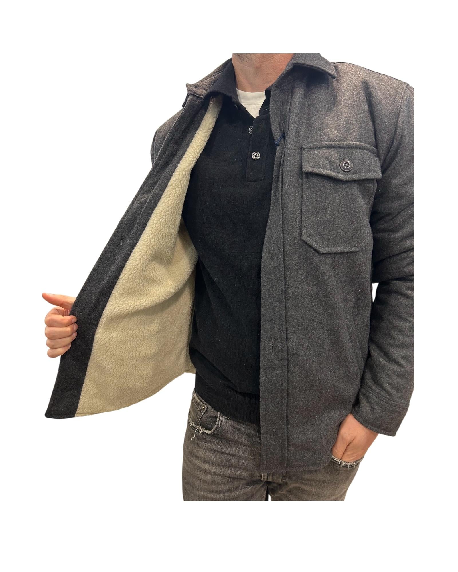 Giacca Denali in lana Grey W5001 GREY BL'KER 