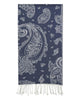 Beach towel with avion paisley print.