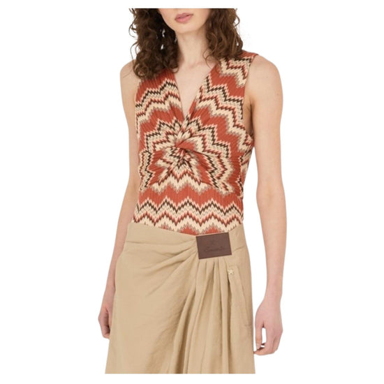Body con motivo geometrico Multicolor F39X1539 MULTICOLOR SOUVENIR 