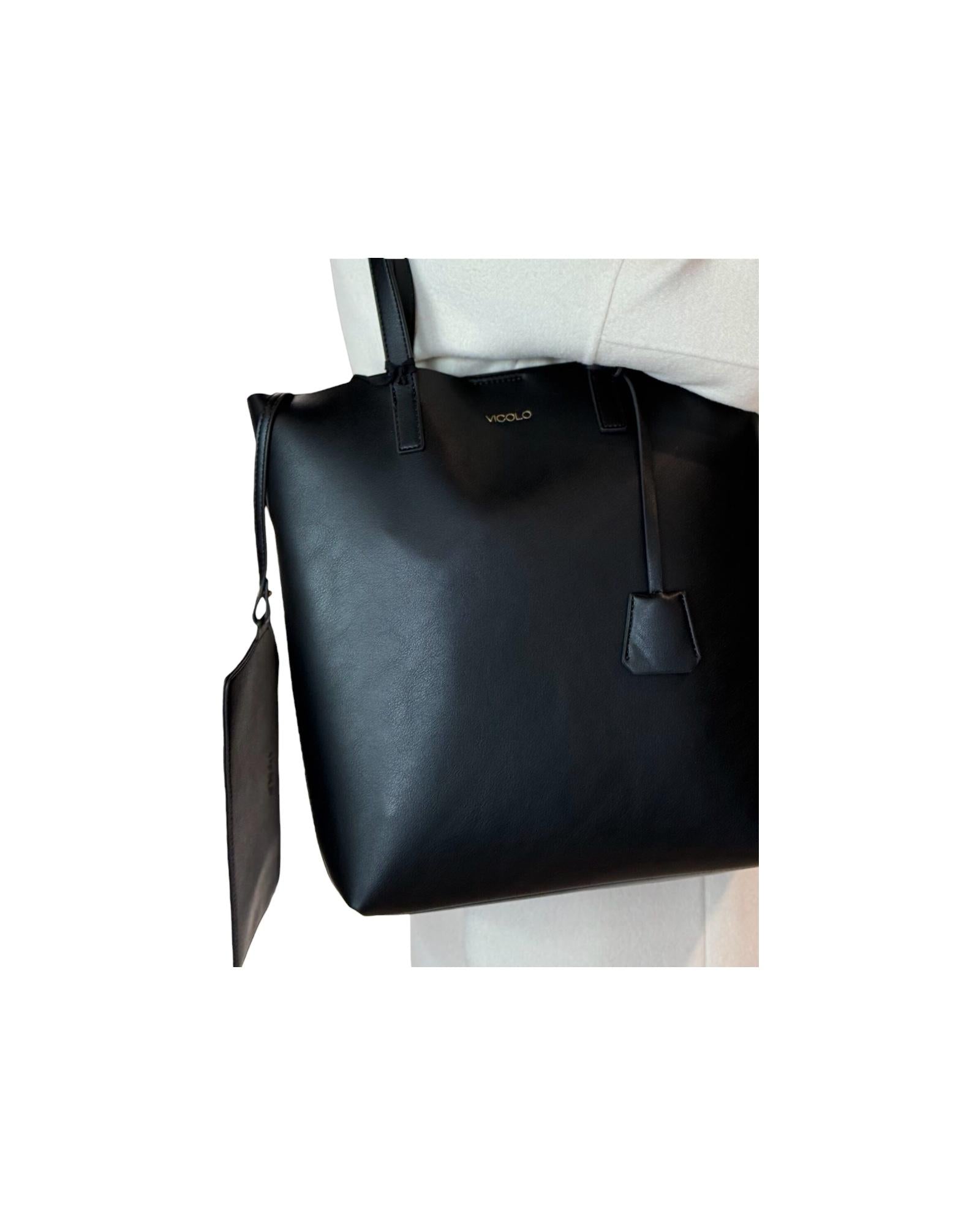 Borsa Shopping V-Key Nero XF0016 NERO VICOLO 