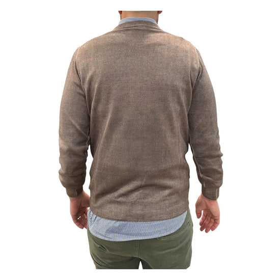 Maglia girocollo tinta in capo Castoro 12200F 229 RETOIS 