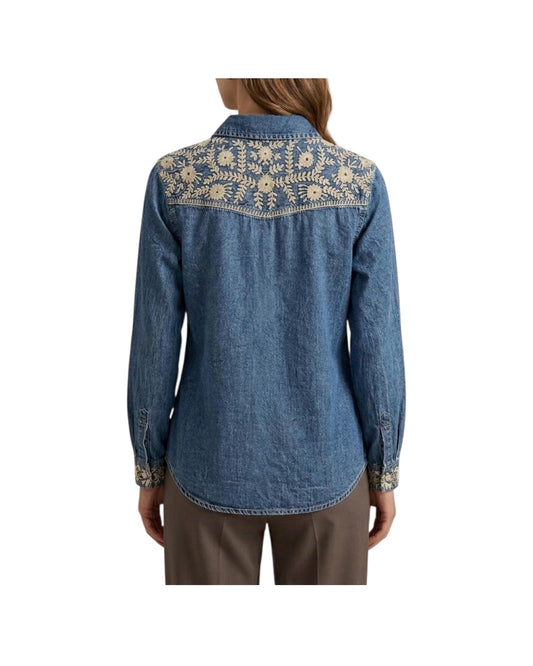 Camicia Thelma Blue Haze THELMA BLUE HAZE MAISON HOTEL 