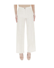 Pantalone palzzo in viscosa, corda.