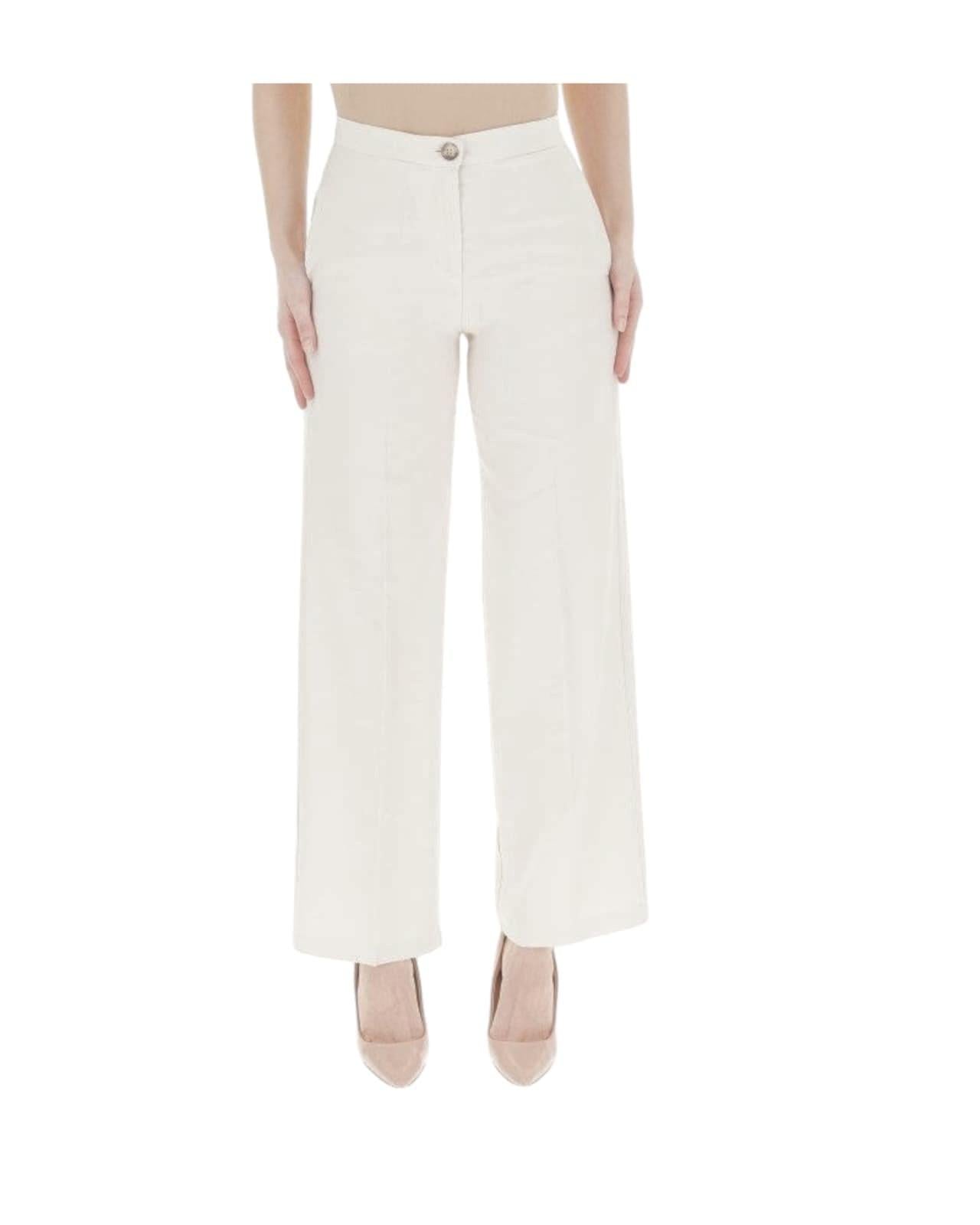 Pantalone palzzo in viscosa, corda. TD0074 CORDA VICOLO 