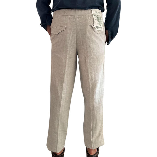 Pantalone misto lino Light Grey AU25S31PA PA1432 LIGHT GREY ALLEY DOCKS 