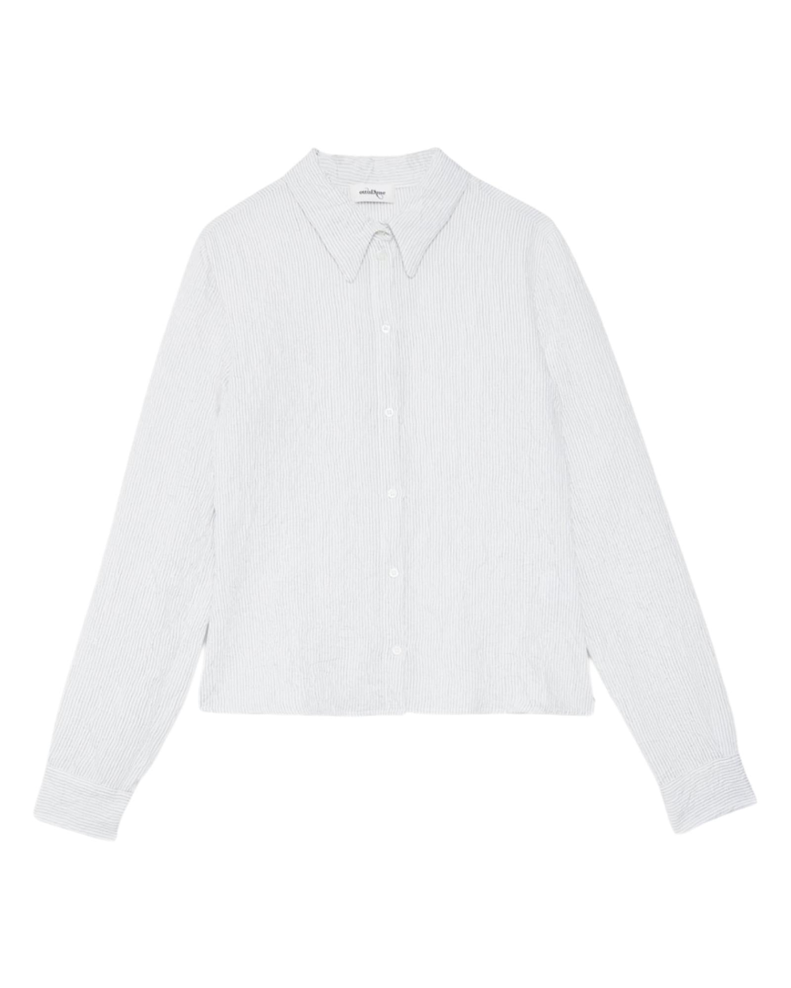 Camicia in viscosa a righe HRZ DC5121 UNICA OTTOD'AME 
