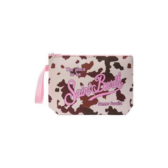Pochetet Aline L in scuba con stampa animalier Muccata ALI0021 00274L MC2 SAINT BARTH 