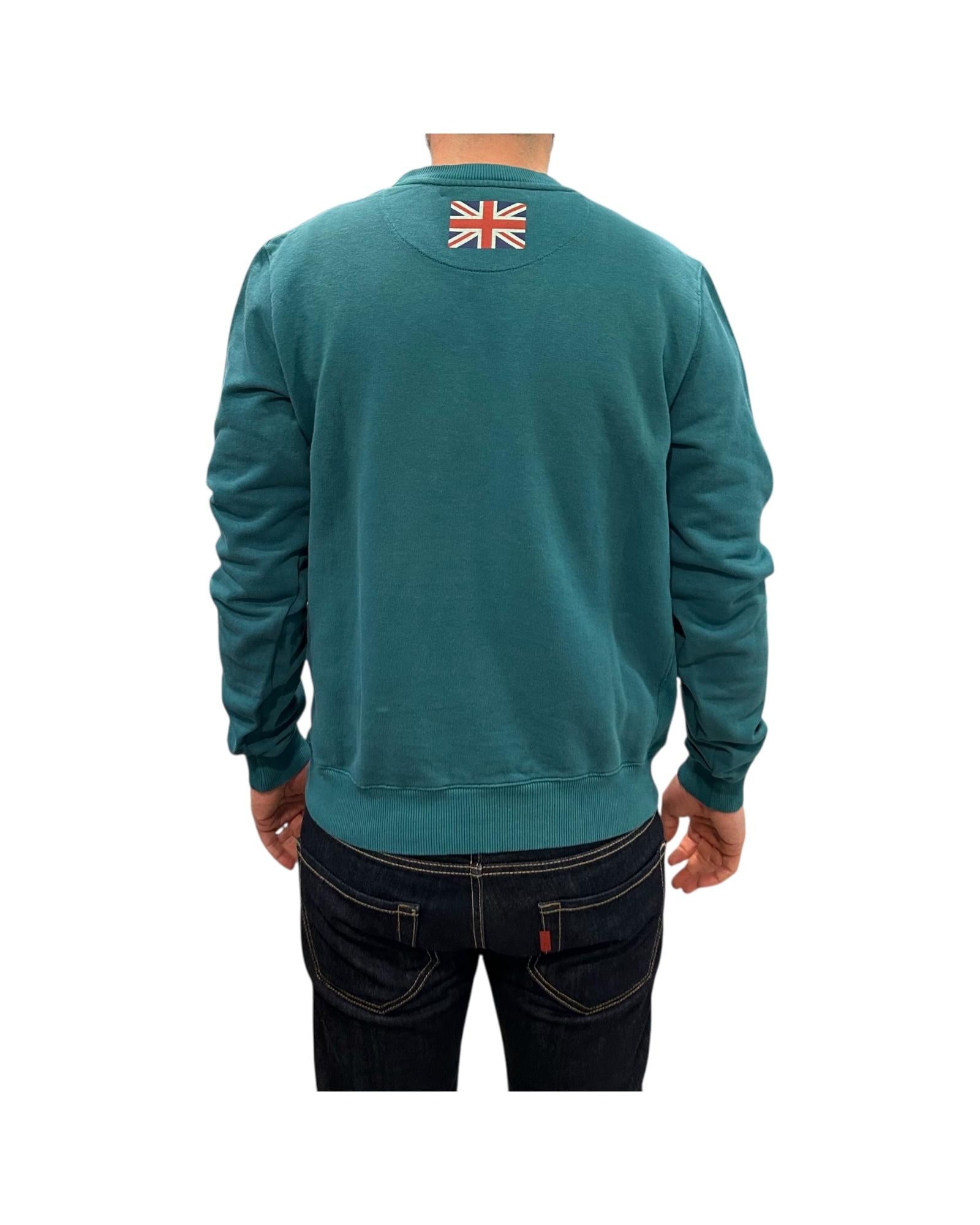 Felpa girocollo Green COLIN C455 husky 