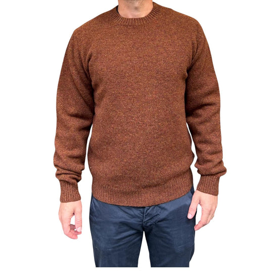 Maglione girocollo in lana Rust W9001 RUST BL'KER 
