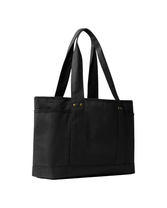Borsa Tote circular in cotone Black CIRCULAR COTTON TOTE BLACK THE NORTH FACE 