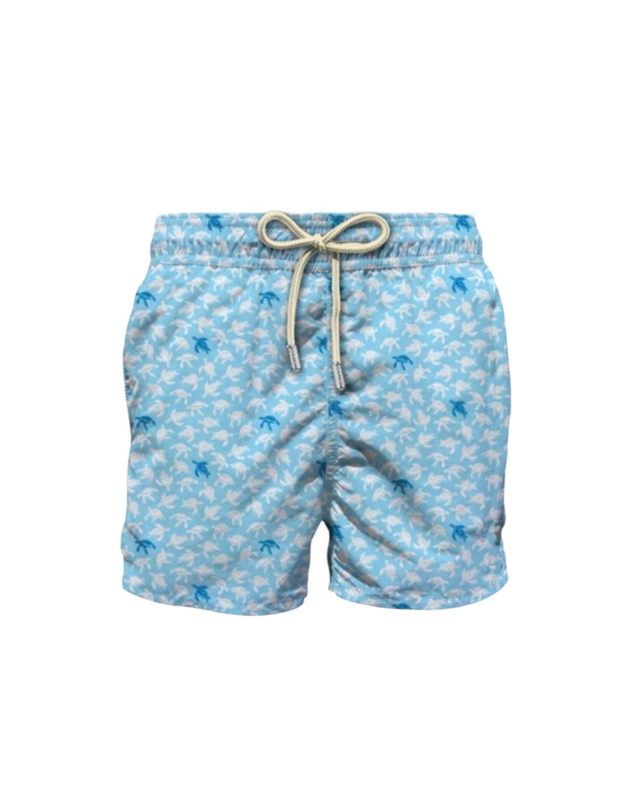 Costume mare comfort Light con stampa conchiglie tropicali. COM0009 01448H MC2 SAINT BARTH 