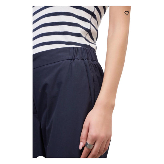 Pantalone carrot in popeline Night PCH DP9740 NIGHT OTTOD'AME 
