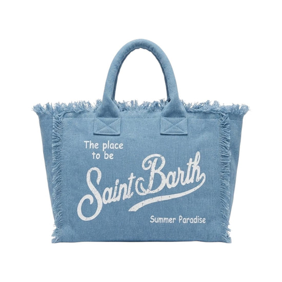 Borsa Vanity in lino Denim VANI022 00262L MC2 SAINT BARTH 