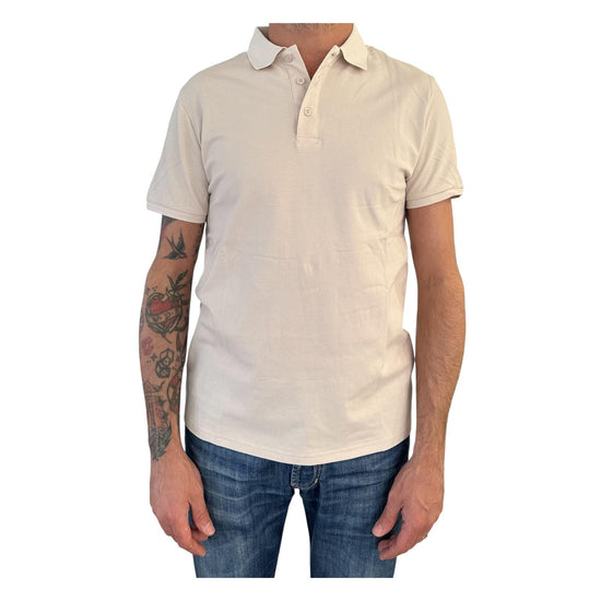 Polo in cotone Beige POLO COTONE BEIGE RE.VI.VAL 