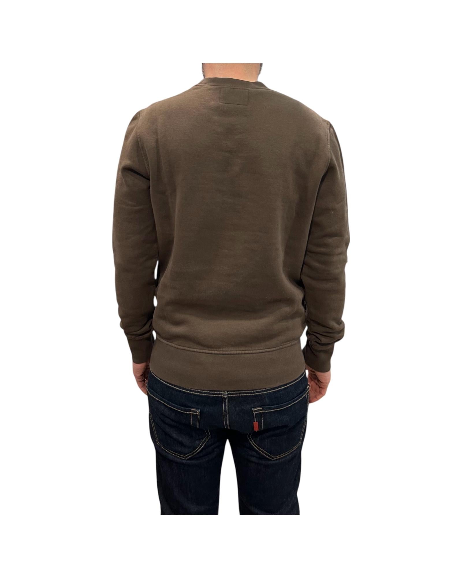 Felpa girocollo Marrone W4007 MARRONE BL'KER