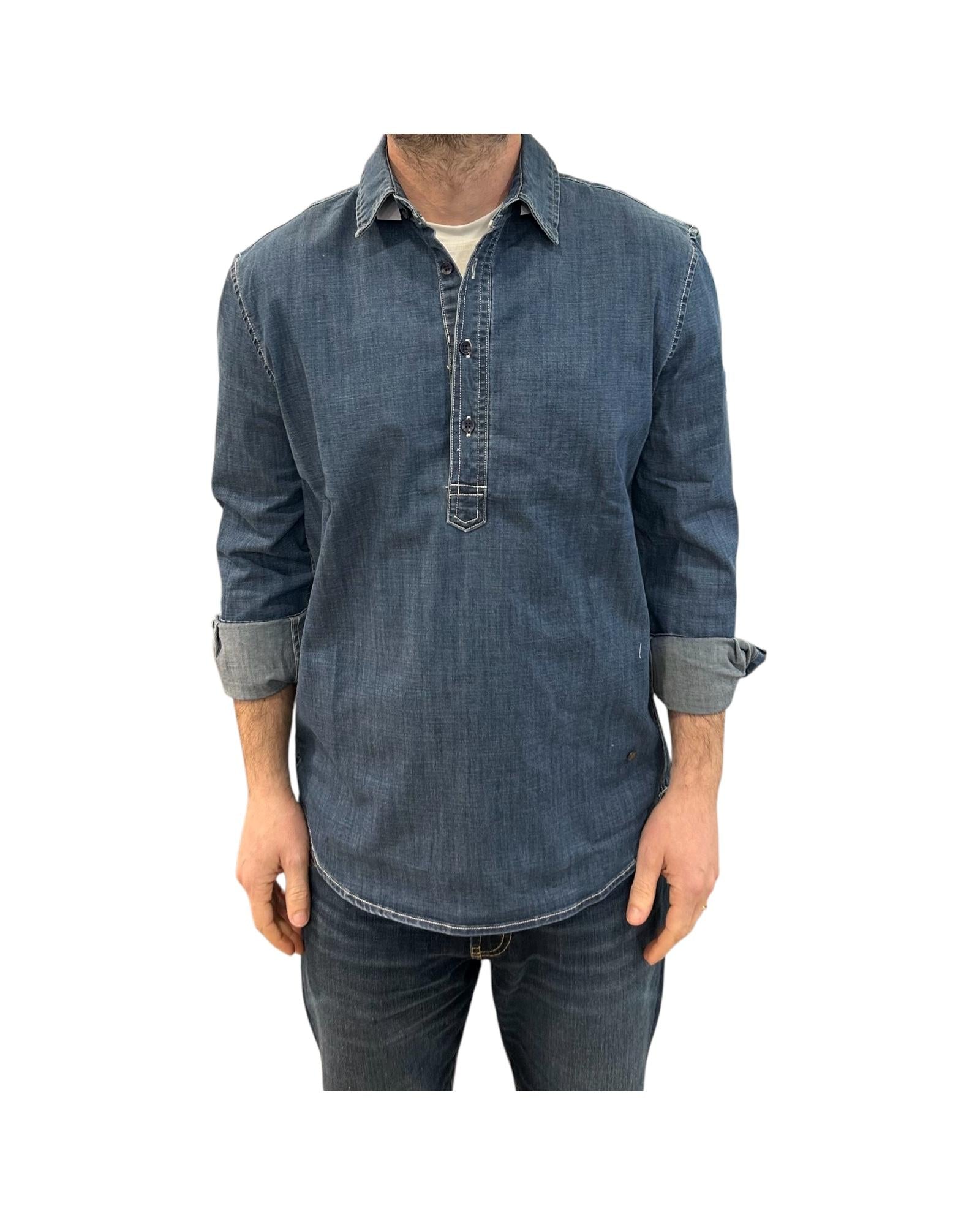 Camicia Uomo in denim CLEVELAND DSTC27 IMPURE