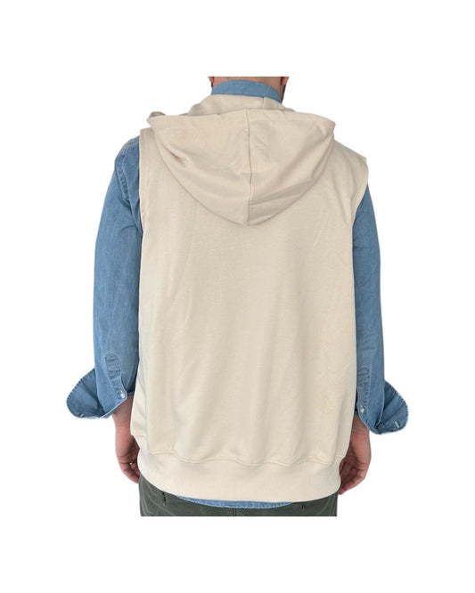 Gilet con cappuccio beige 503 BEIGE RE.VI.VAL 