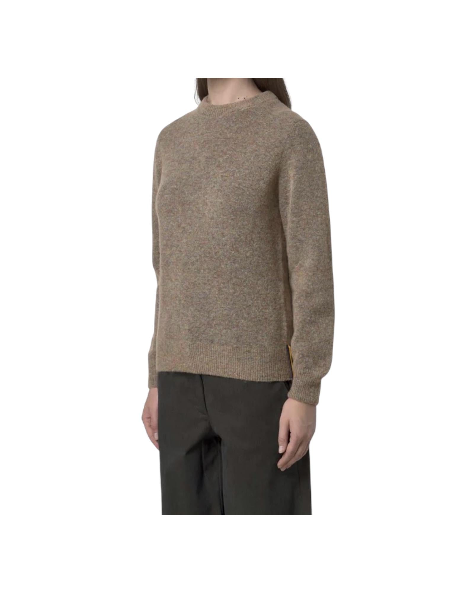 Maglione girocollo in lana Pink dust mix K4138MW KB4 K-way 