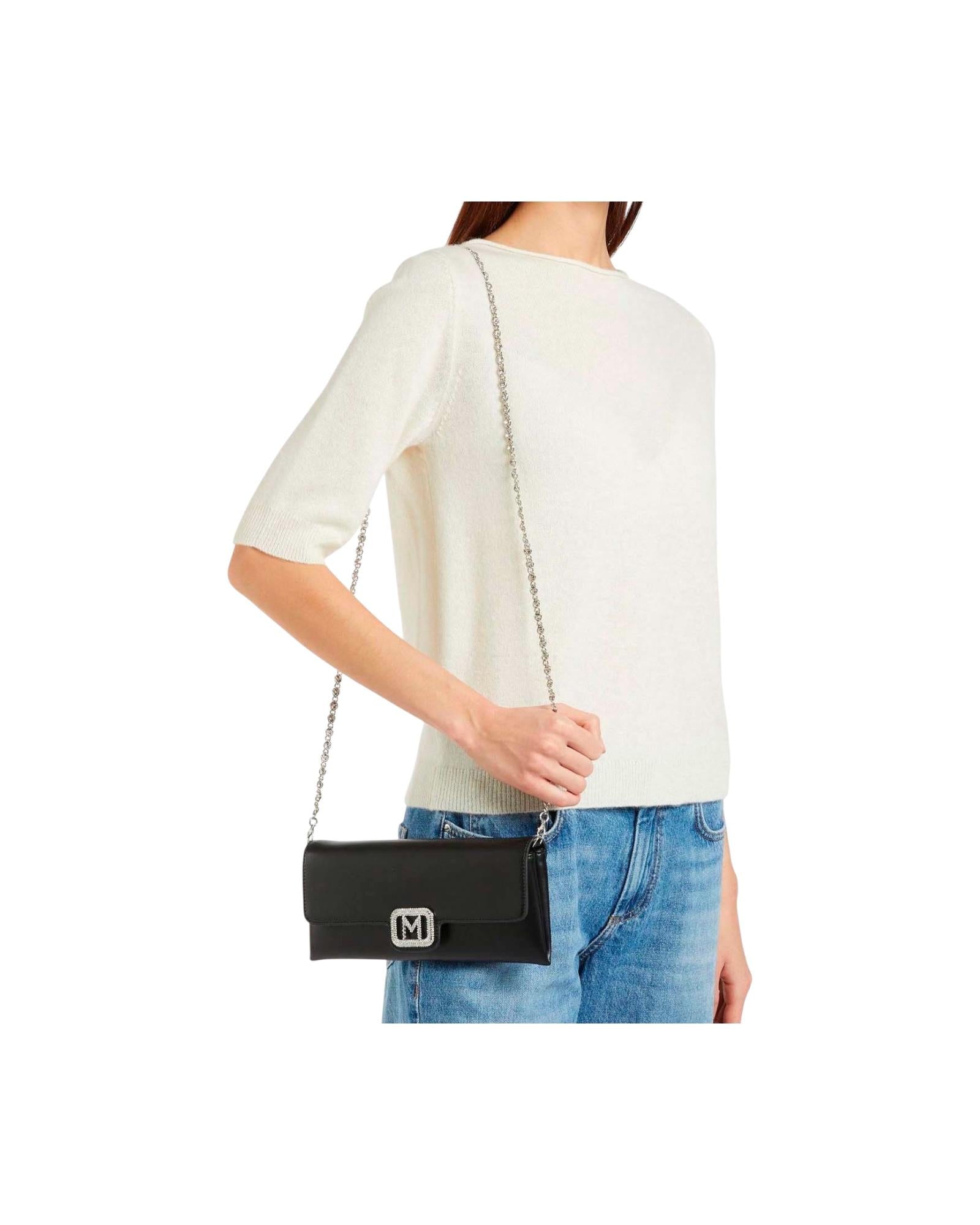 Borsa in similpelle liscia Nero GRILL 002 MARELLA 
