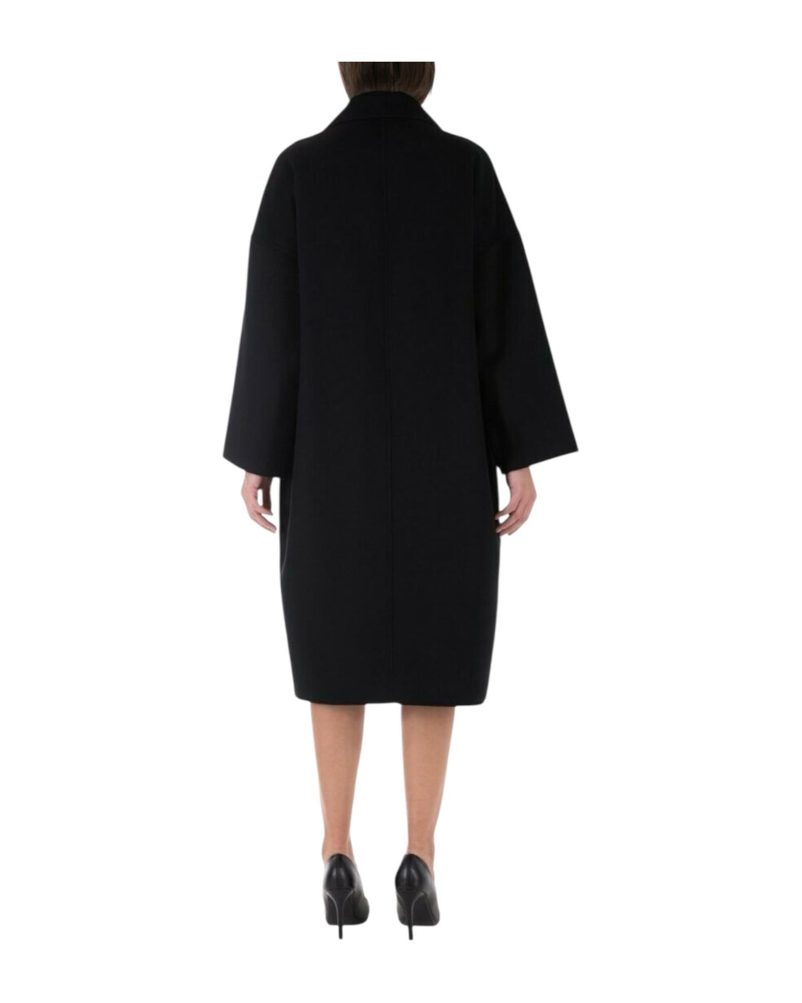 Cappotto doppiopetto over Nero TF0003 NERO VICOLO 
