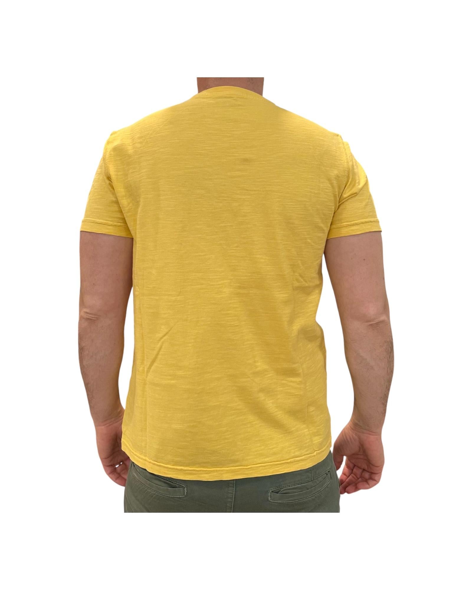 T-shirt Uomo Casco Bay Fiammata, yellow 1001 YELLOW BL'KER